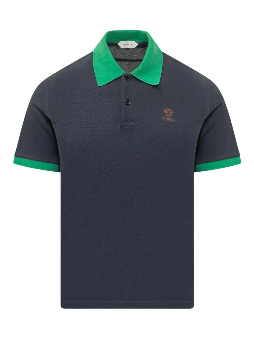 Versace T-shirts and Polos Blue