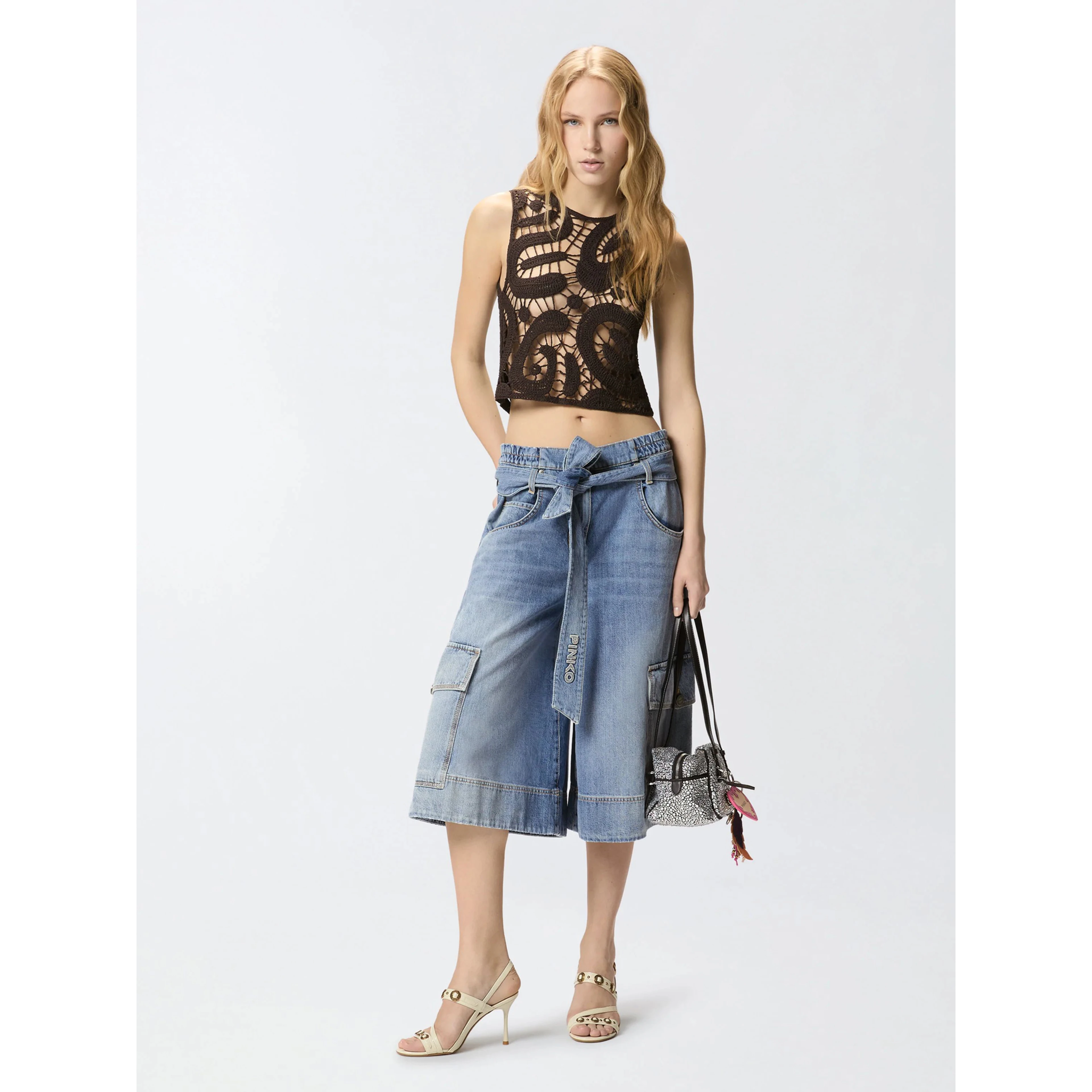 PINKO BLONDE bermuda shorts