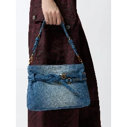 PINKO BELT MINI DENIM bag