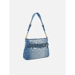 PINKO BELT MINI DENIM bag