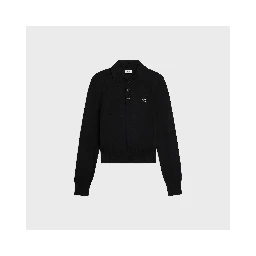 Triomphe long sleeves polo shirt