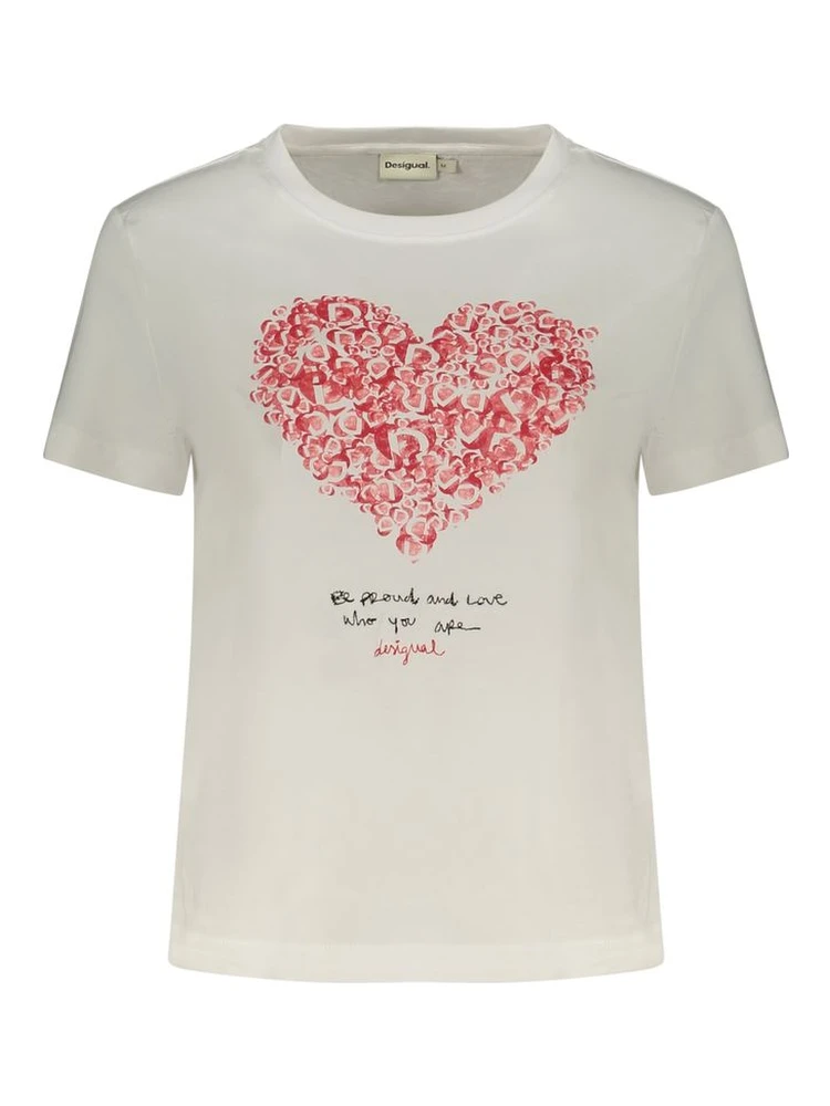 Bianco Cotton Women T-Shirt