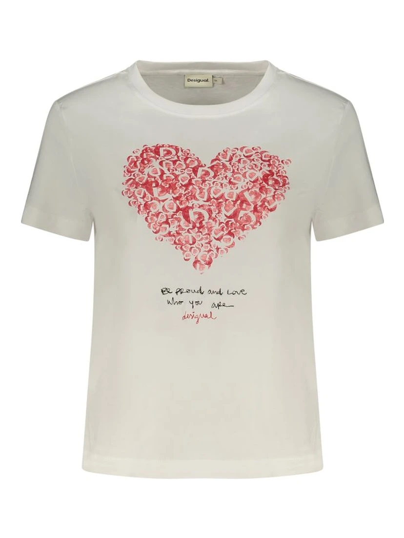 Bianco Cotton Women T-Shirt