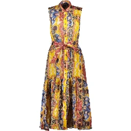 Giallo Cotton Women Dress