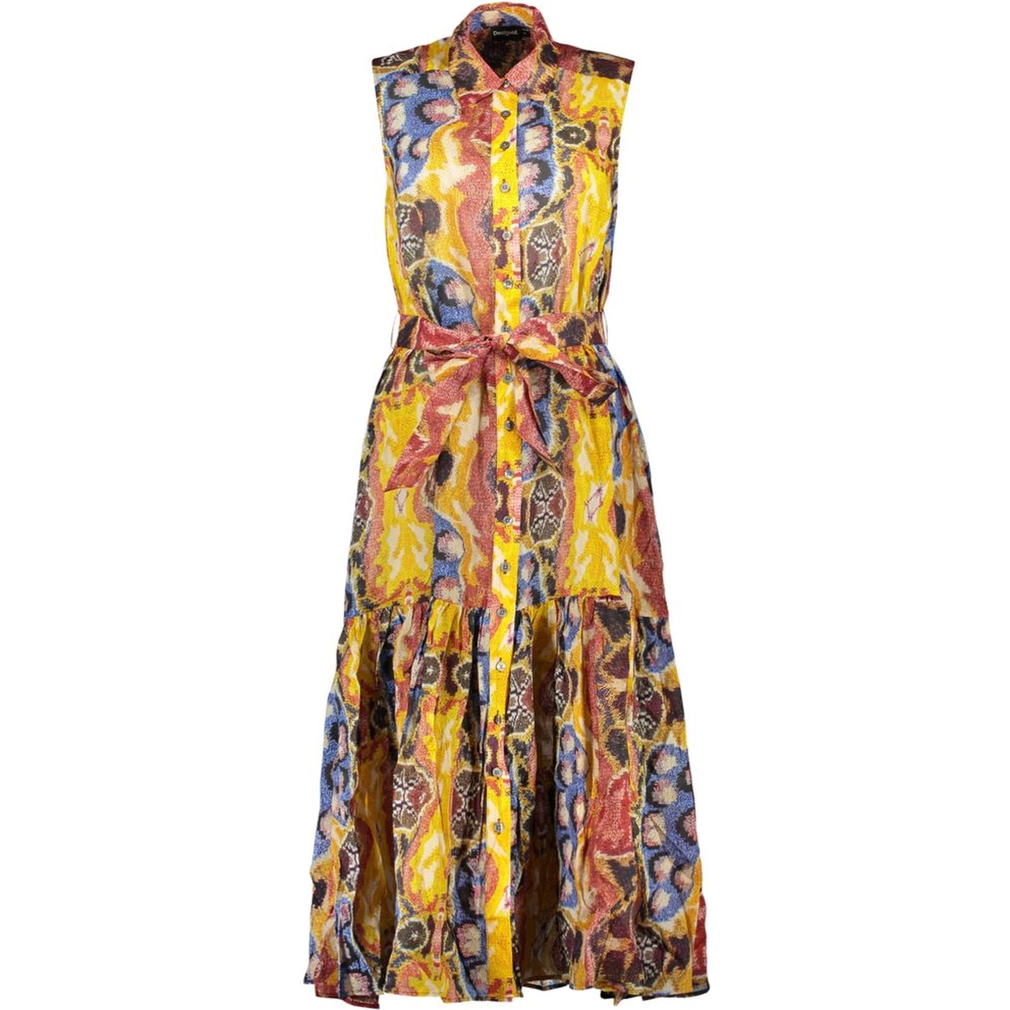 Giallo Cotton Women Dress