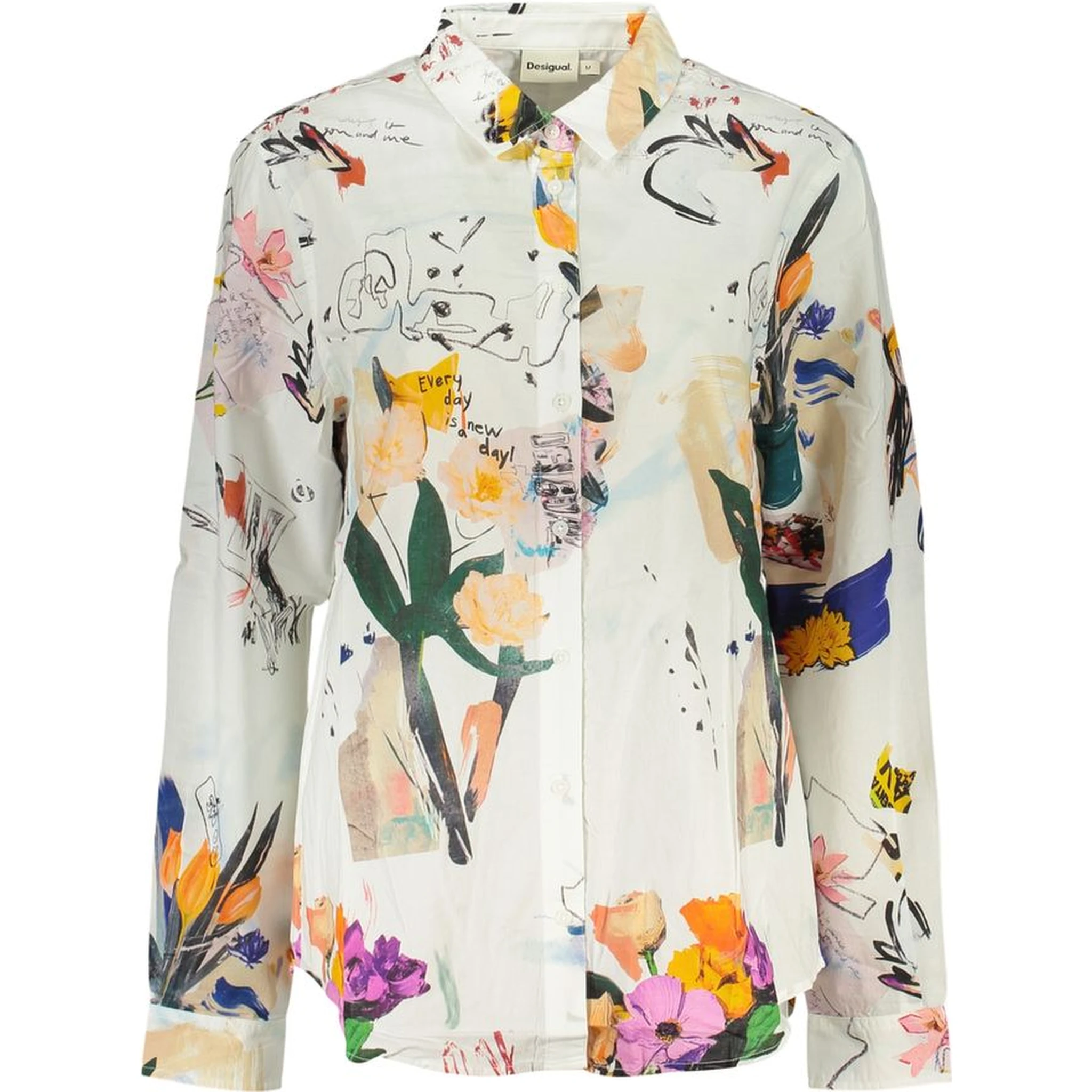 Bianco Cotton Women Shirt