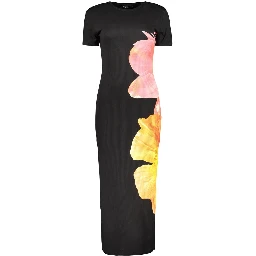 Black Viscose Women Dress