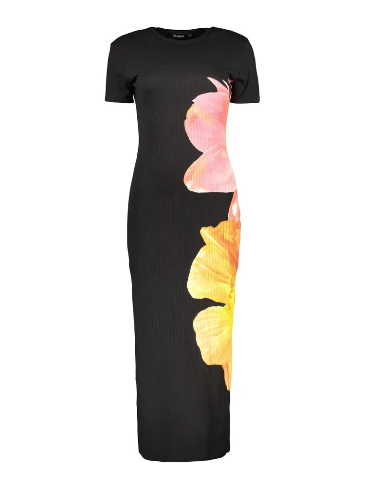 Black Viscose Women Dress