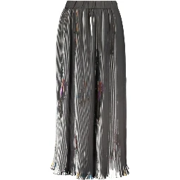 Nero Poliestere Womens Skirt