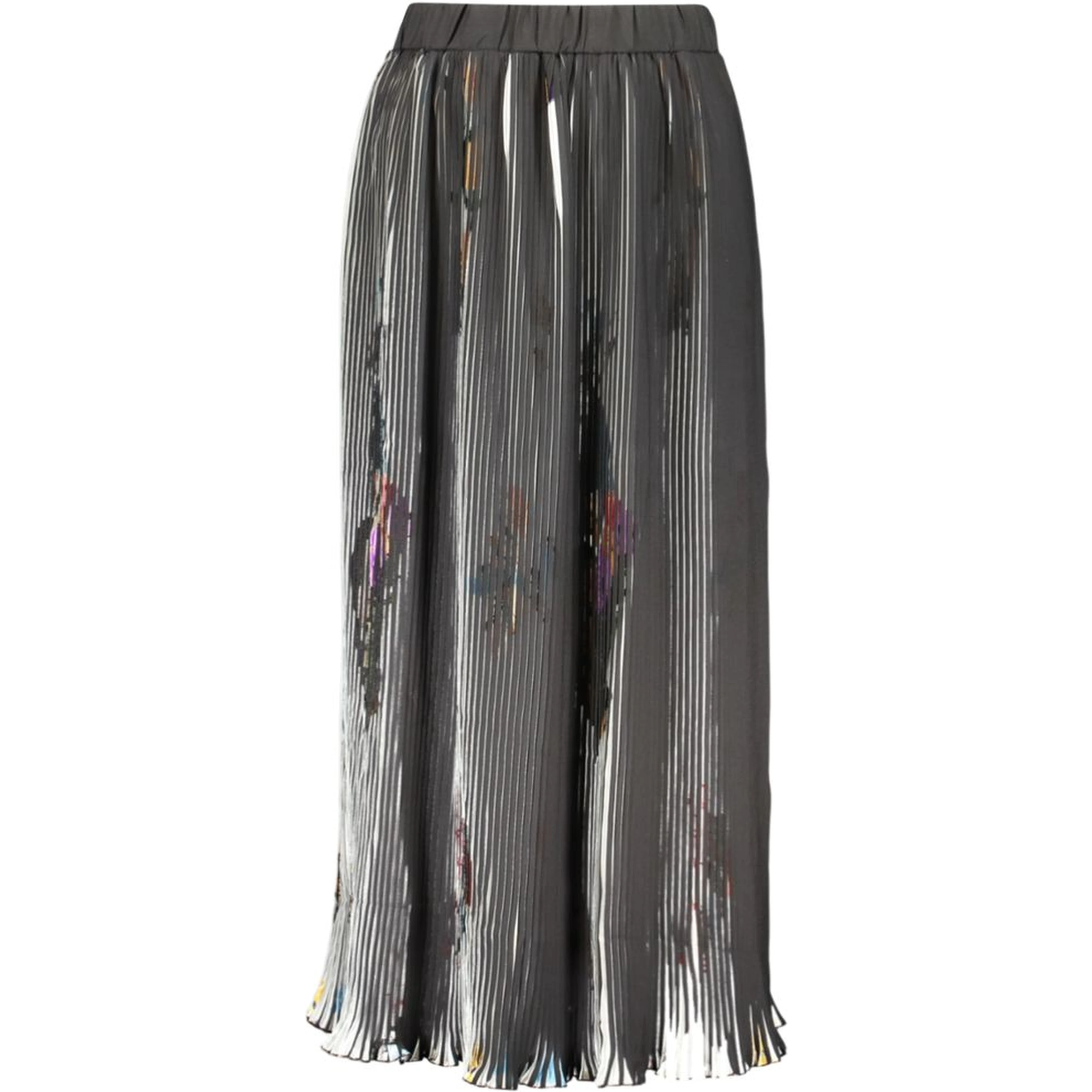 Nero Poliestere Womens Skirt
