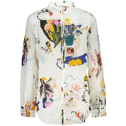 Bianco Cotton Women Shirt