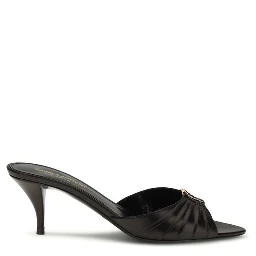 Black Calf Leather Bos Taurus High Heel Pumps