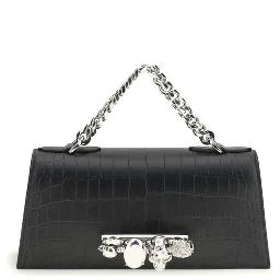 Black Calf Leather Bos Taurus Shoulder Bag