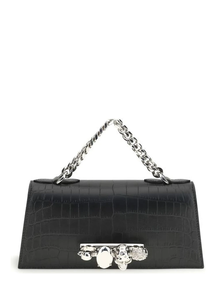 Black Calf Leather Bos Taurus Shoulder Bag