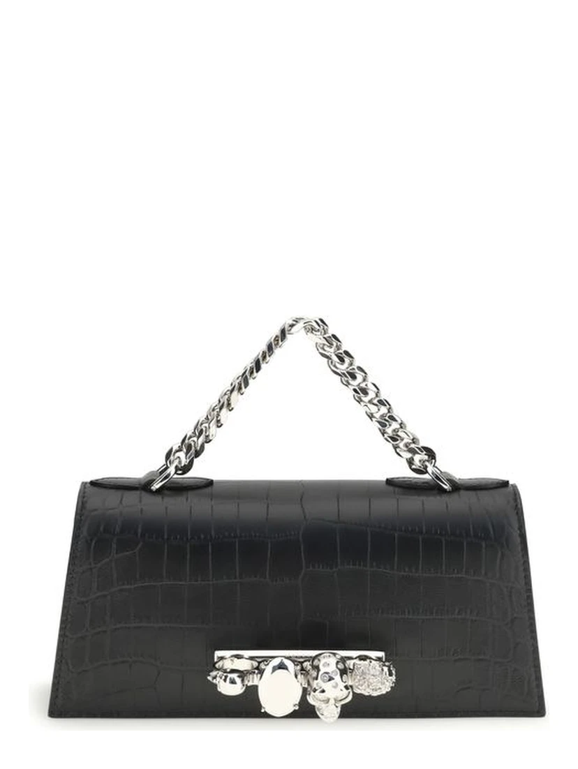 Black Calf Leather Bos Taurus Shoulder Bag