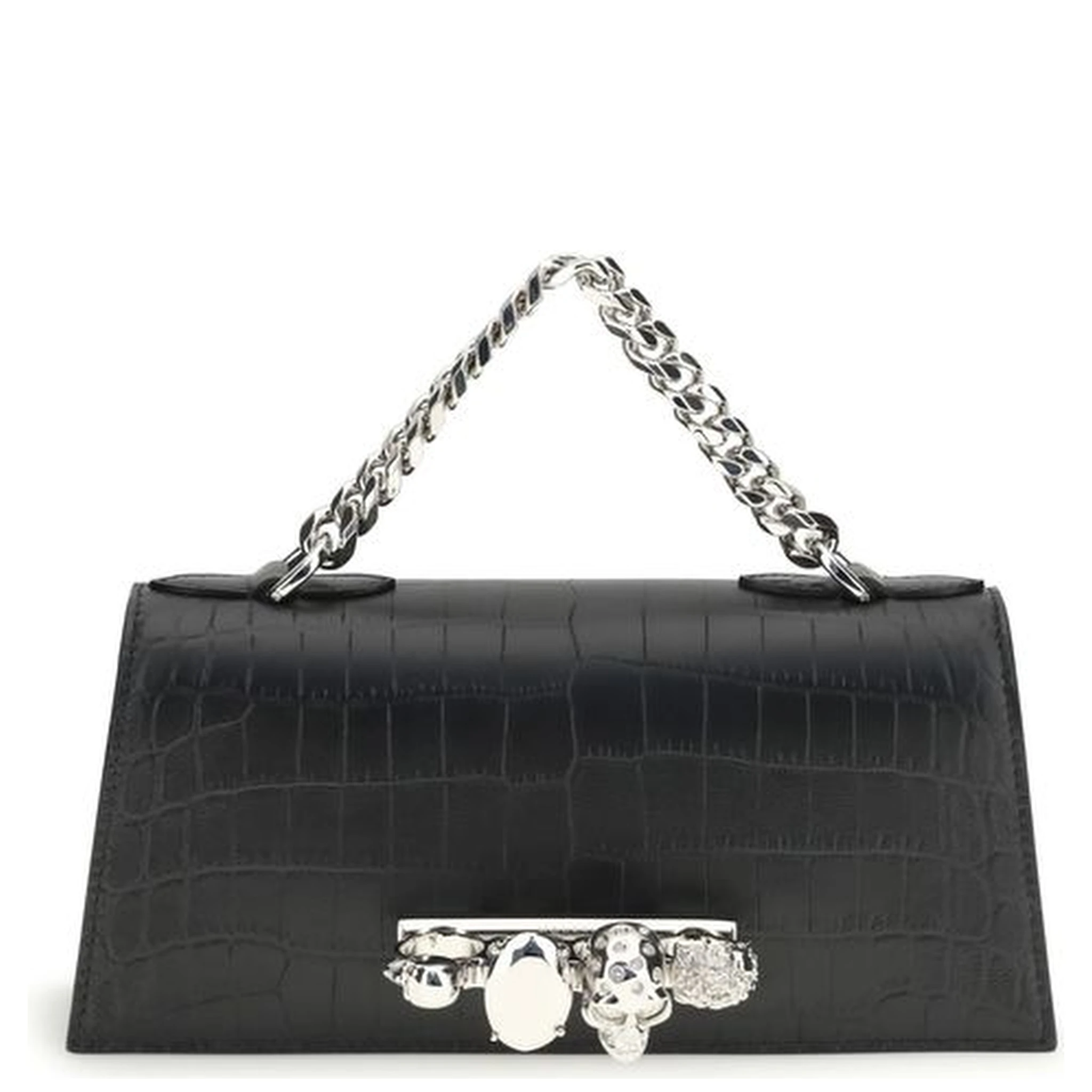 Black Calf Leather Bos Taurus Shoulder Bag