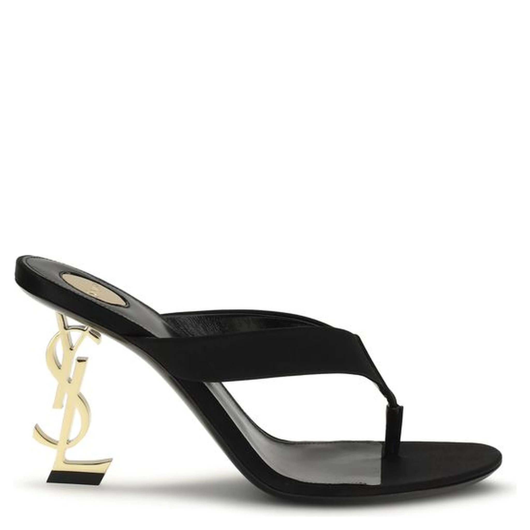 Black Silk Sandals