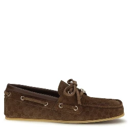 Brown Calf Leather Bos Taurus Slip-On Loafers