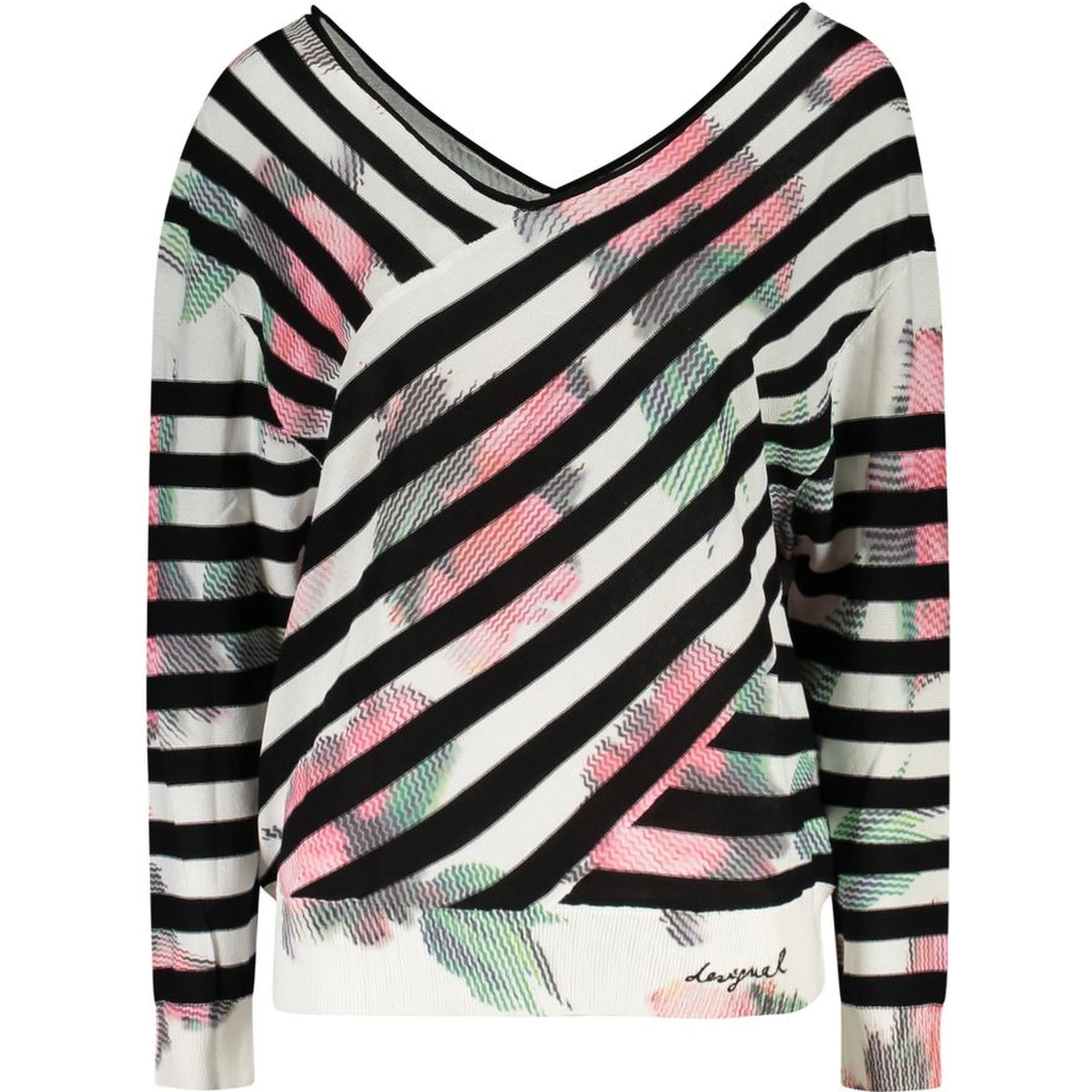 Black Viscosa Women's Sweater