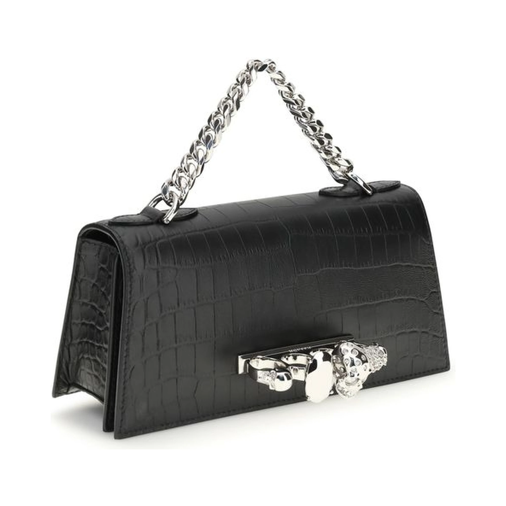 Black Calf Leather Bos Taurus Shoulder Bag