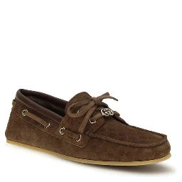 Brown Calf Leather Bos Taurus Slip-On Loafers