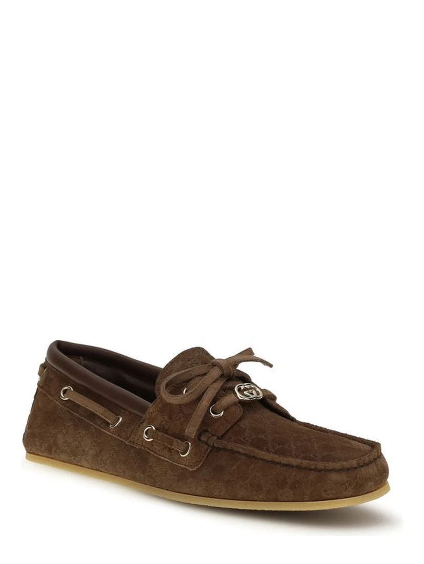 Brown Calf Leather Bos Taurus Slip-On Loafers