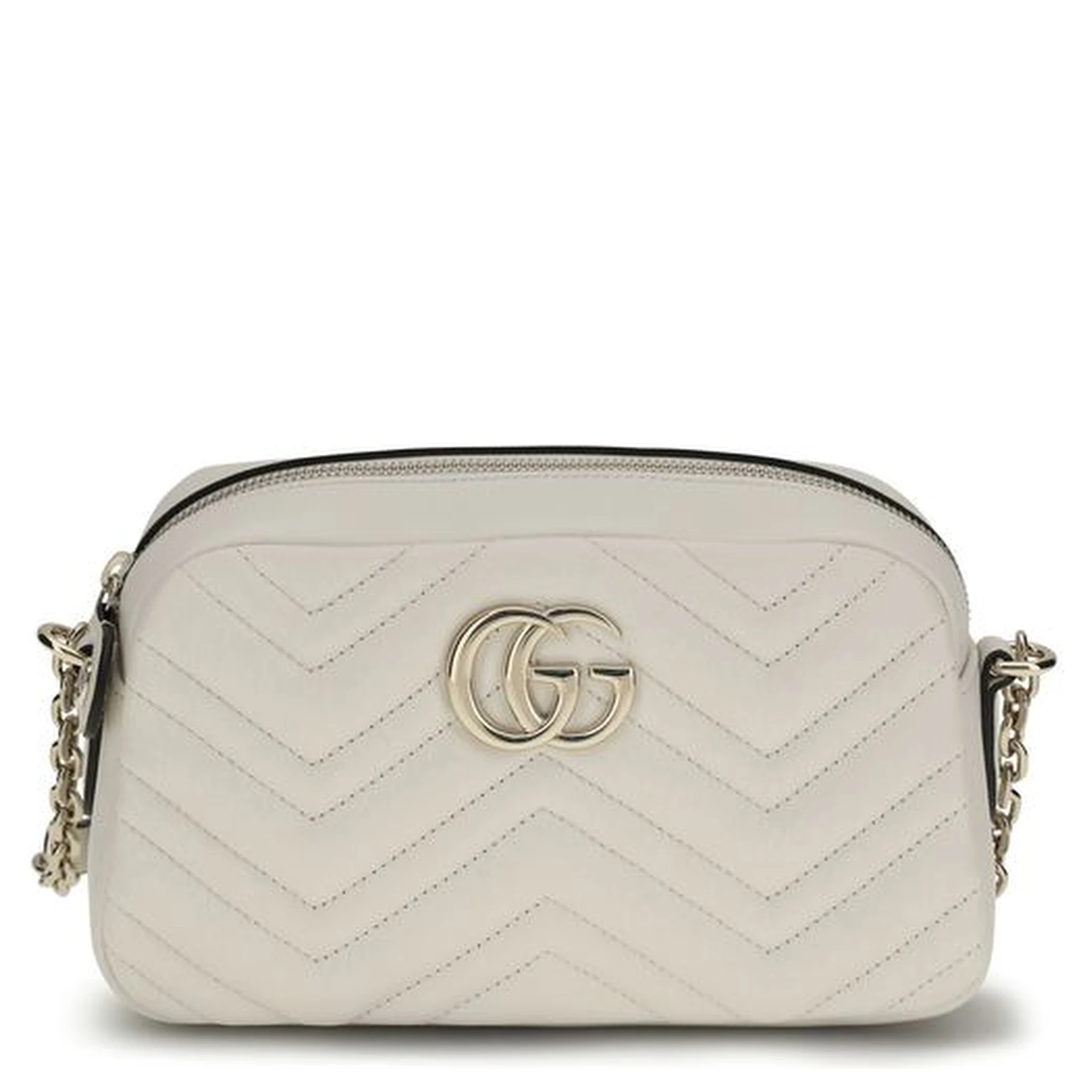 White Calf Leather Bos Taurus Handbag