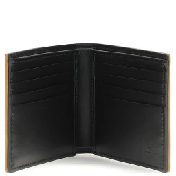 محفظة بوس توروس من جلد العجل الأسود