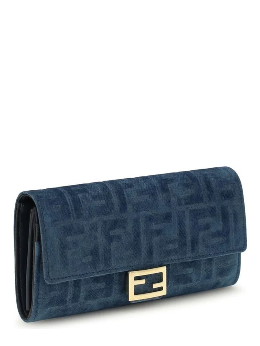 Blue Cotton Wallet