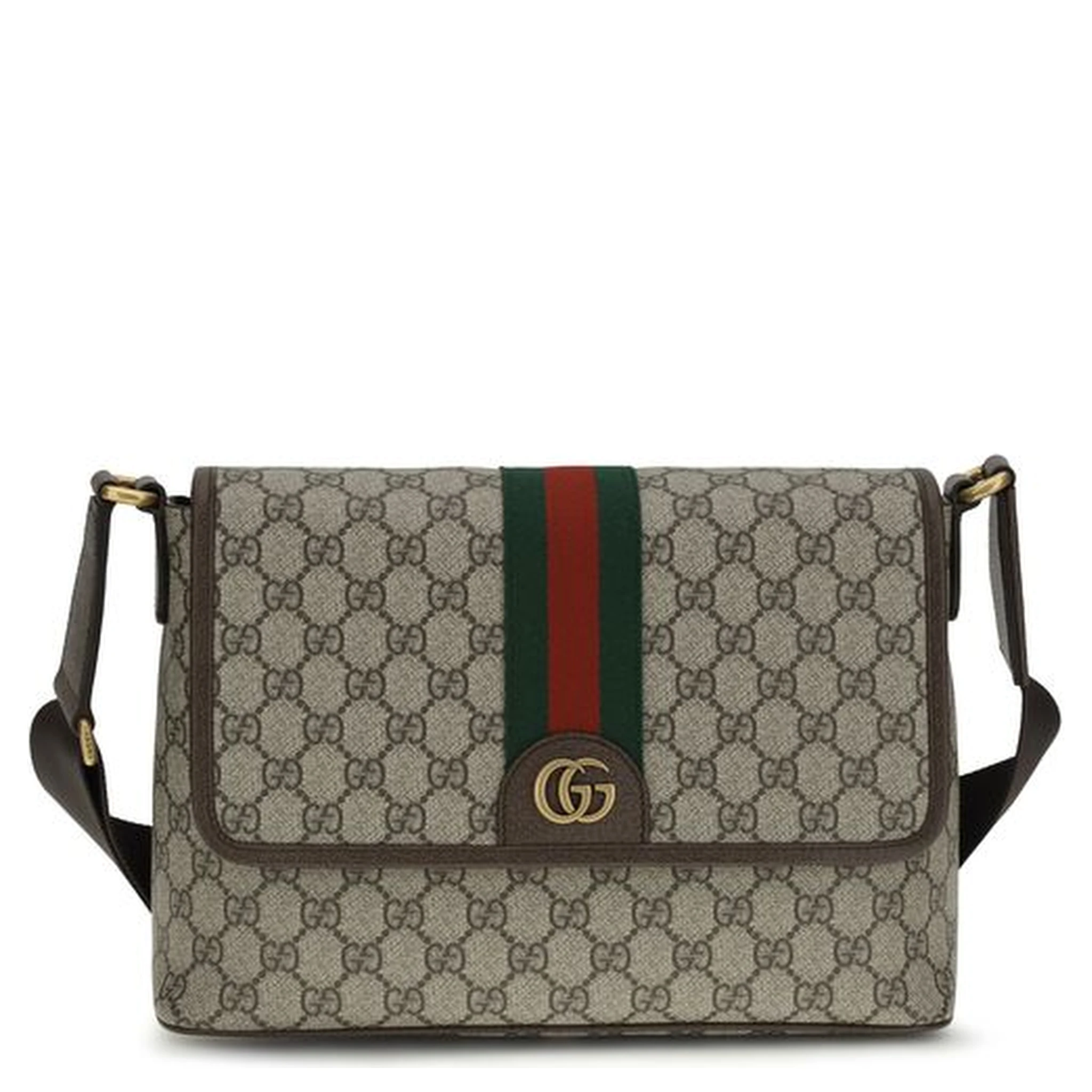 Beige Fabric Shoulder Bag