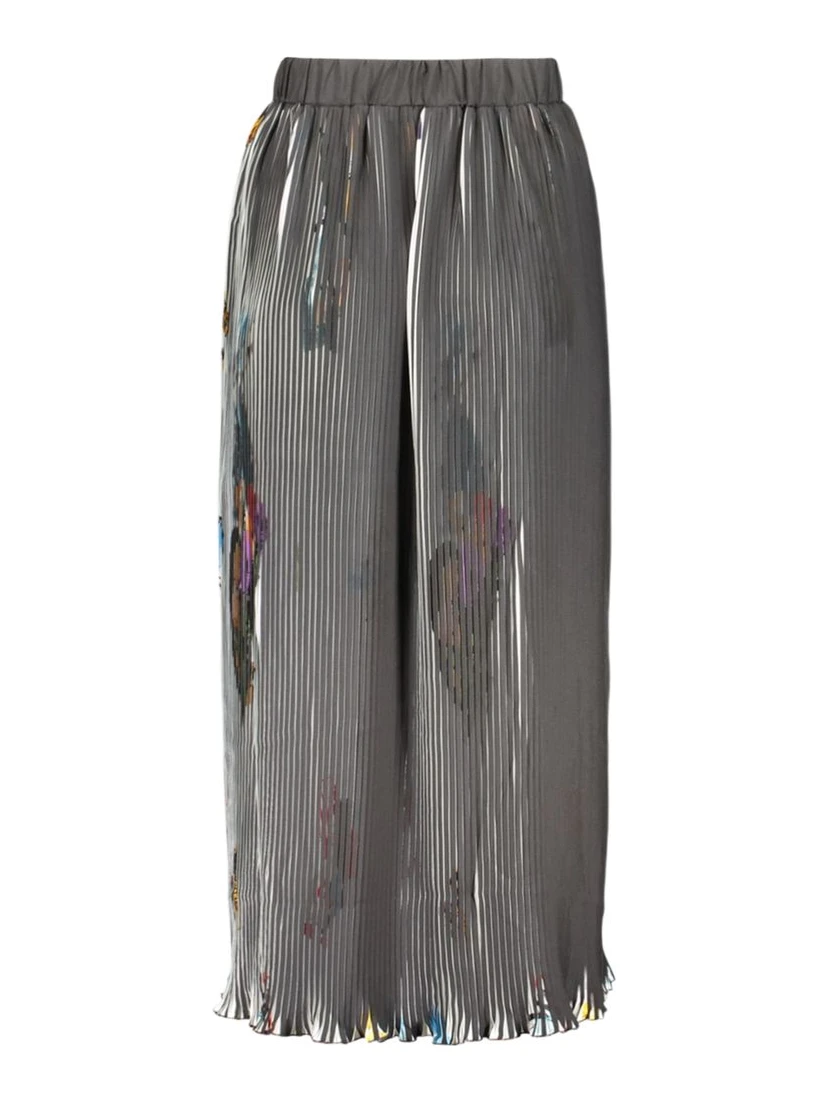 Nero Poliestere Womens Skirt