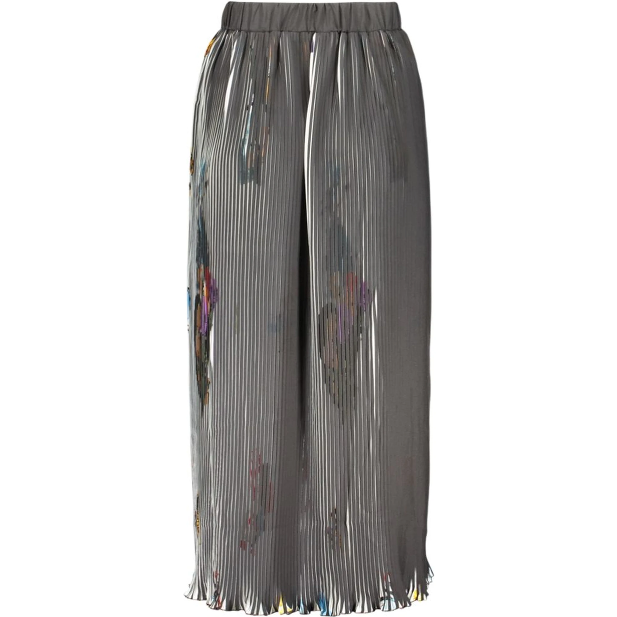 Nero Poliestere Womens Skirt
