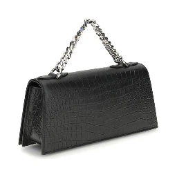 Black Calf Leather Bos Taurus Shoulder Bag