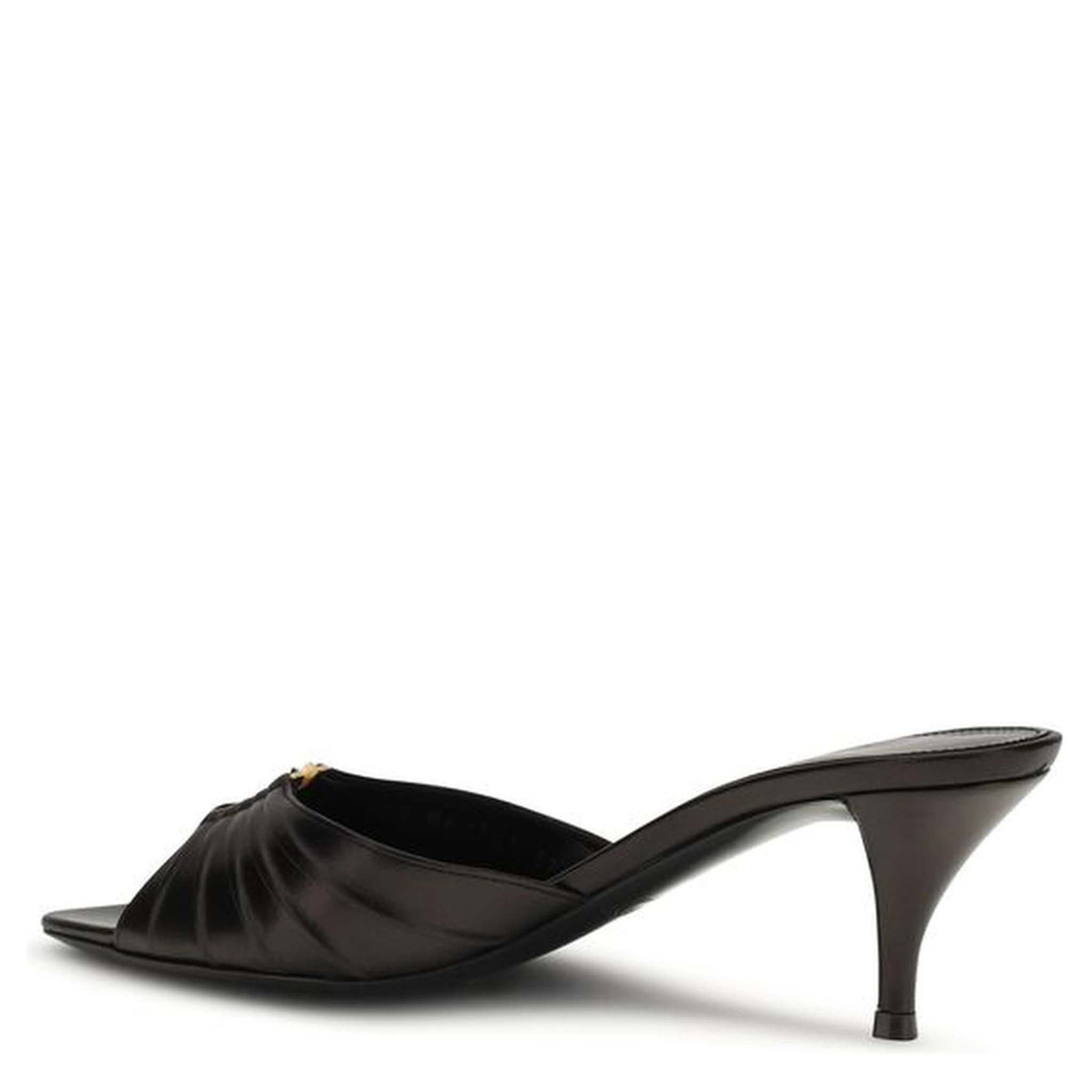 Black Calf Leather Bos Taurus High Heel Pumps