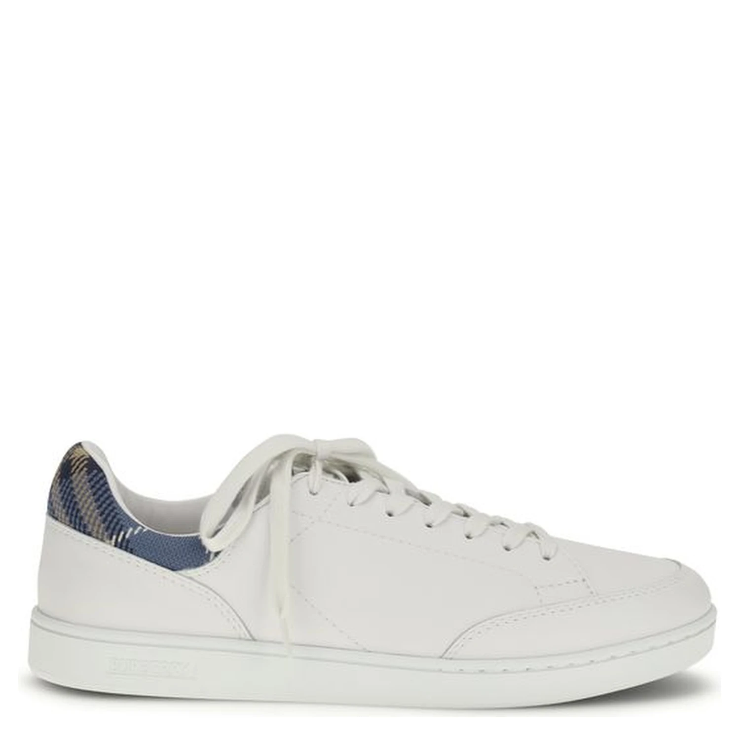 White Calf Leather Bos Taurus Low Top Sneakers