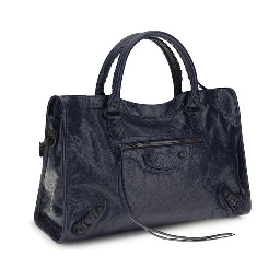 Black Calf Leather Bos Taurus Shoulder Bag