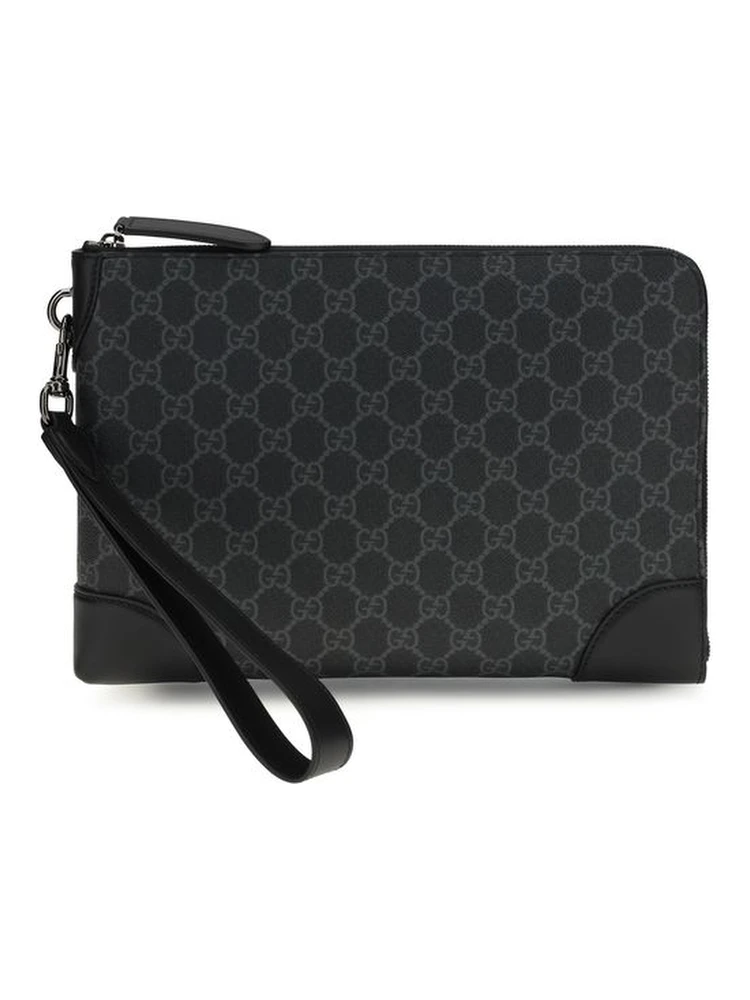 Black Fabric Handbag