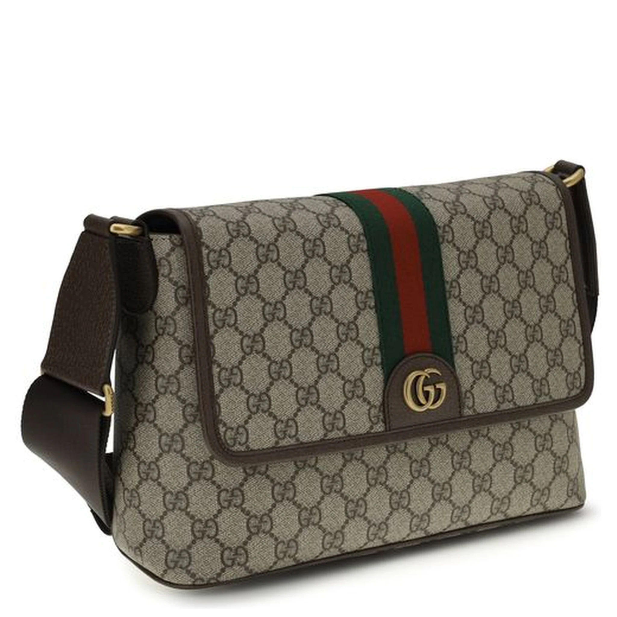 Beige Fabric Shoulder Bag