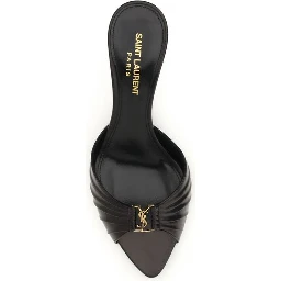 Black Calf Leather Bos Taurus High Heel Pumps