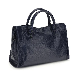 Black Calf Leather Bos Taurus Shoulder Bag