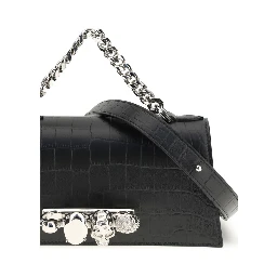 Black Calf Leather Bos Taurus Shoulder Bag