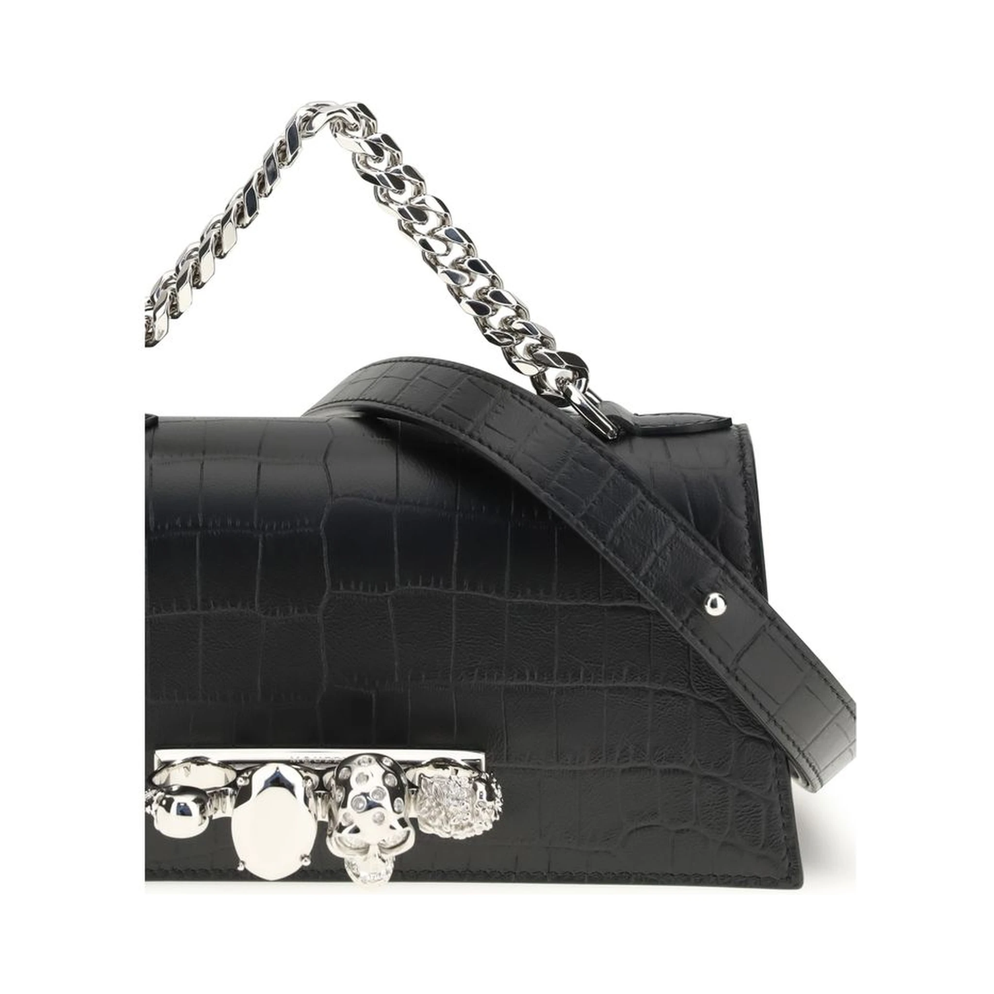 Black Calf Leather Bos Taurus Shoulder Bag