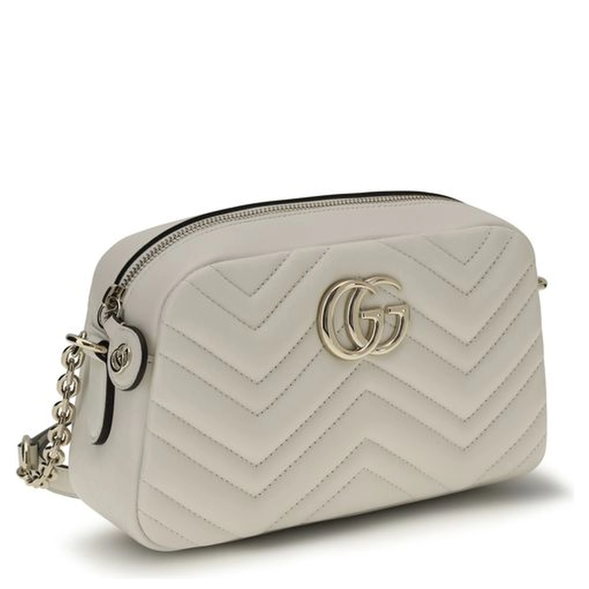 White Calf Leather Bos Taurus Handbag