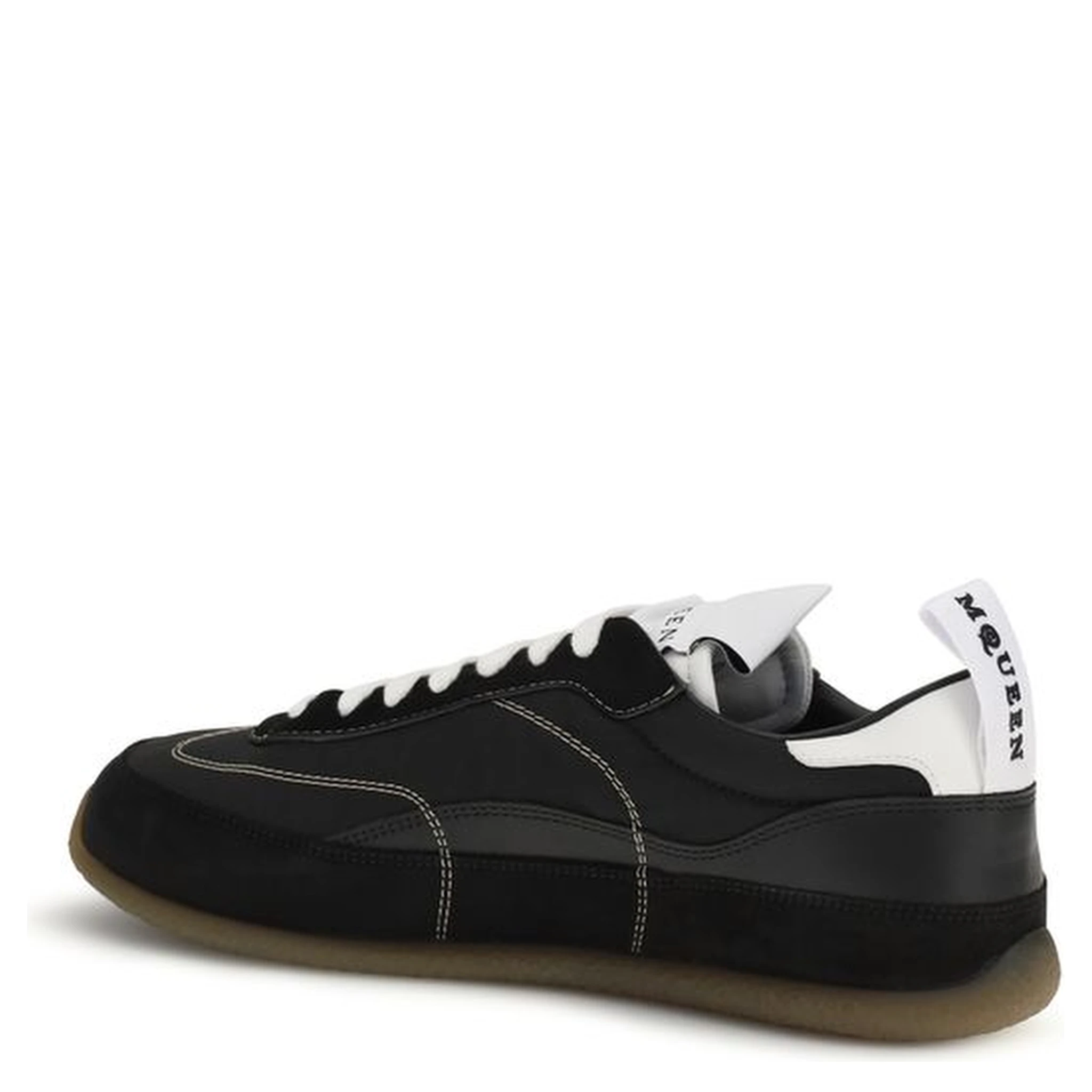 Black Calf Leather Bos Taurus Low Top Sneakers