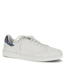 حذاء رياضي منخفض من جلد العجل الأبيض من بوس توروس