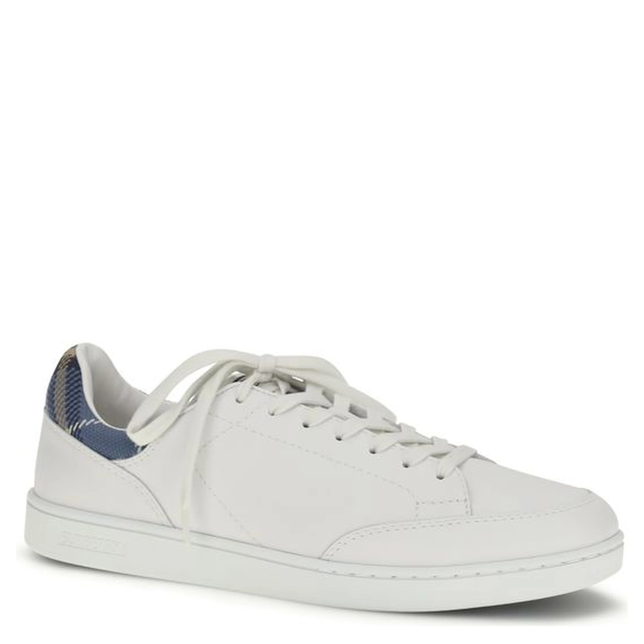 حذاء رياضي منخفض من جلد العجل الأبيض من بوس توروس