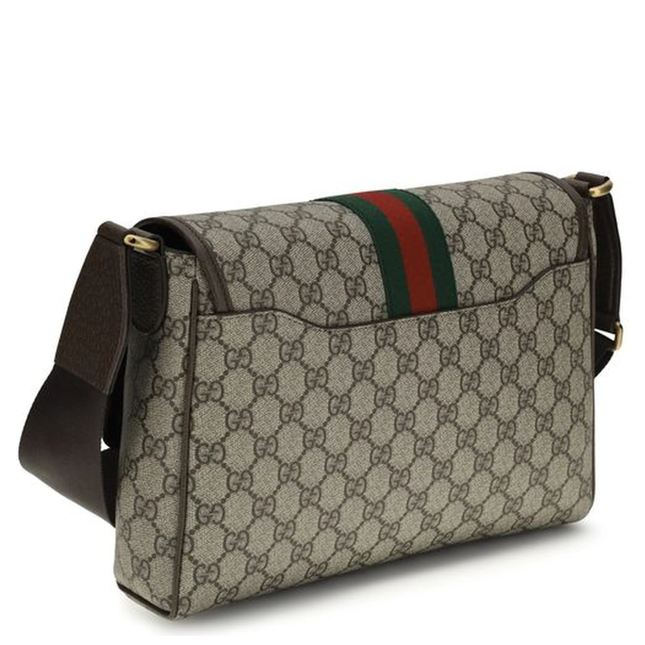 Beige Fabric Shoulder Bag