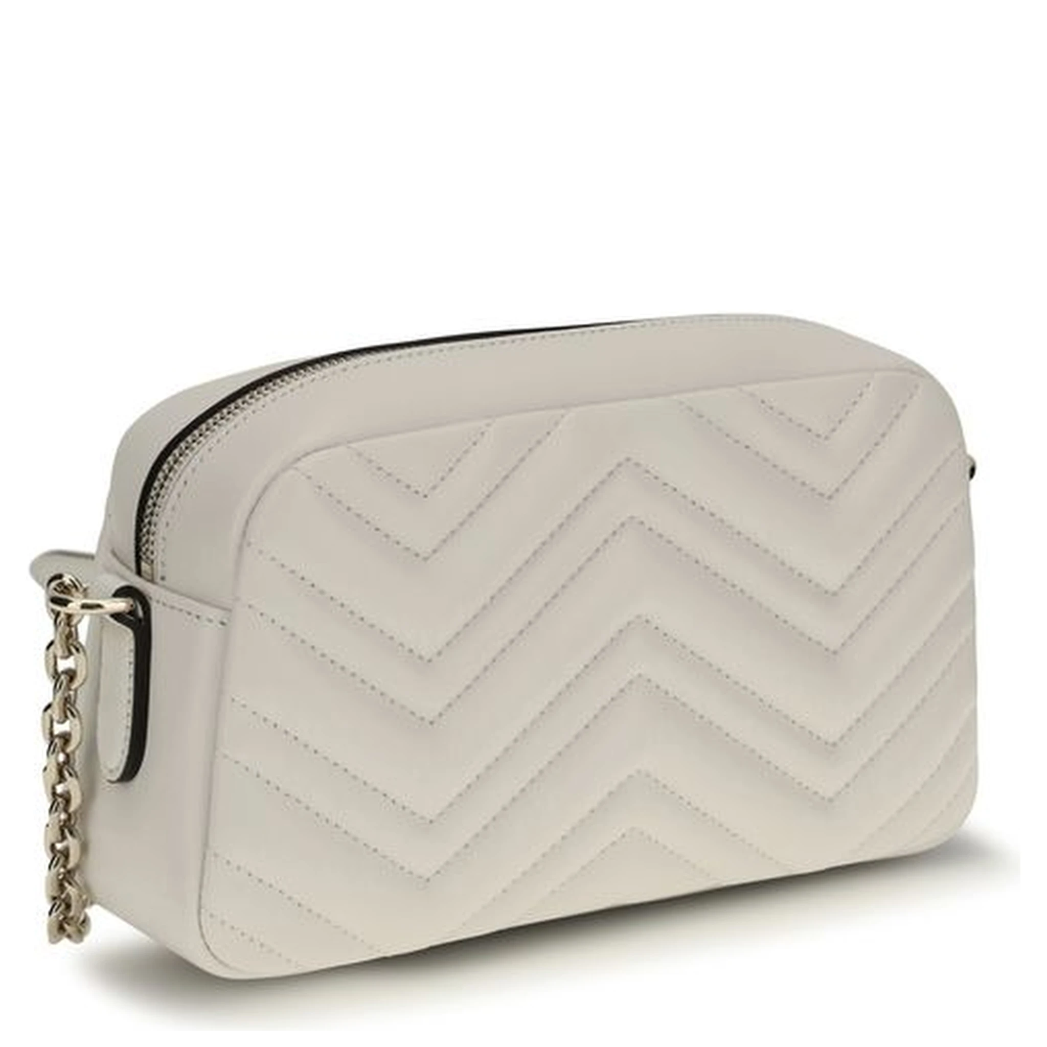 White Calf Leather Bos Taurus Handbag