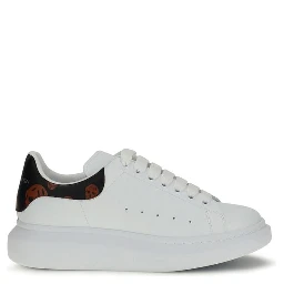 White Calf Leather Bos Taurus Chunky Sneakers