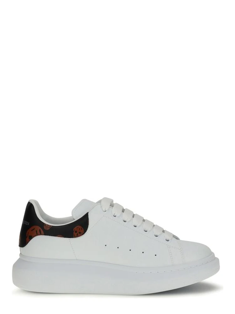 White Calf Leather Bos Taurus Chunky Sneakers